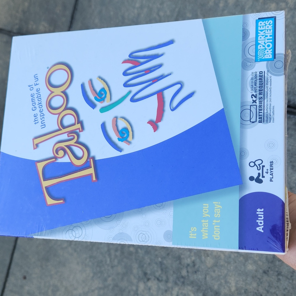 Taboo (New with tags still sealed)